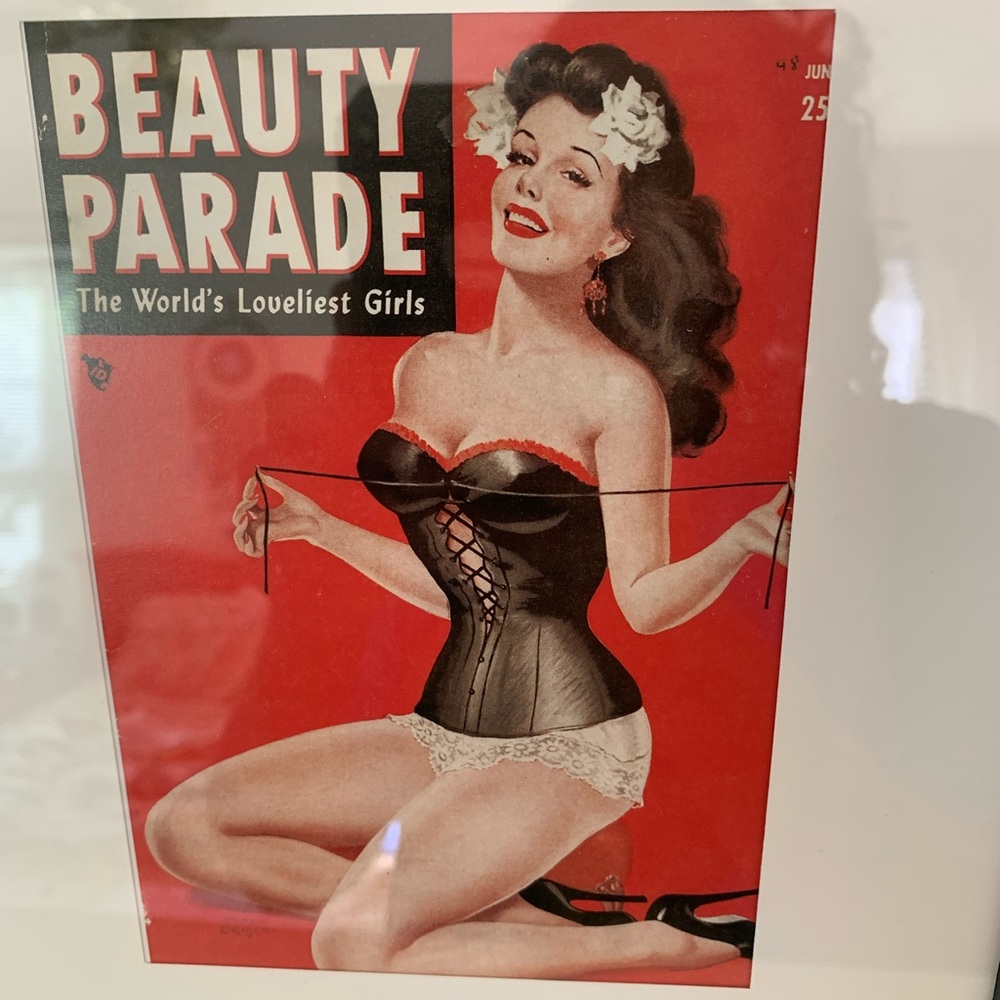 Pinup Art reprint by Peter Driben For Beauty Parade magazine